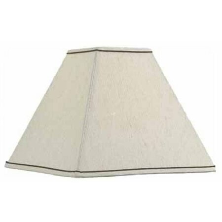 KENROY HOME 5.5 in.Taupe Sq Lamp Shade FMSH856-14-TPLN